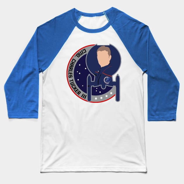 Commander Charles Tucker the 3rd - Star Trek, Enterprise Baseball T-Shirt by Sutilmente